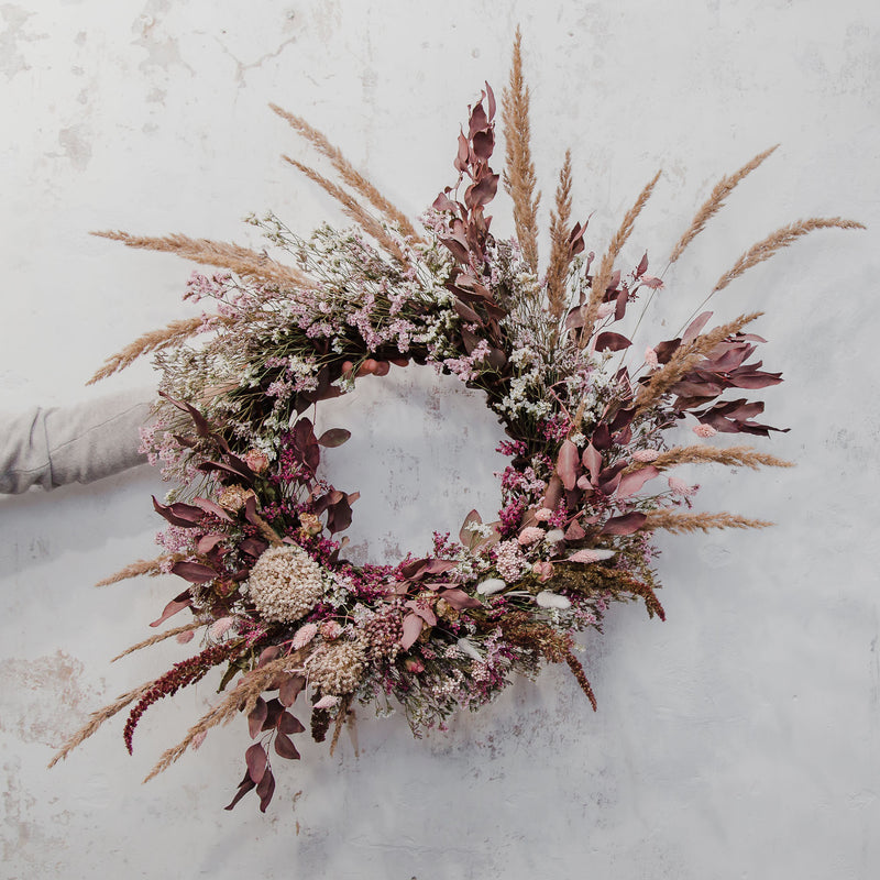 Dried Flower Autumn Wreath Making Workshop